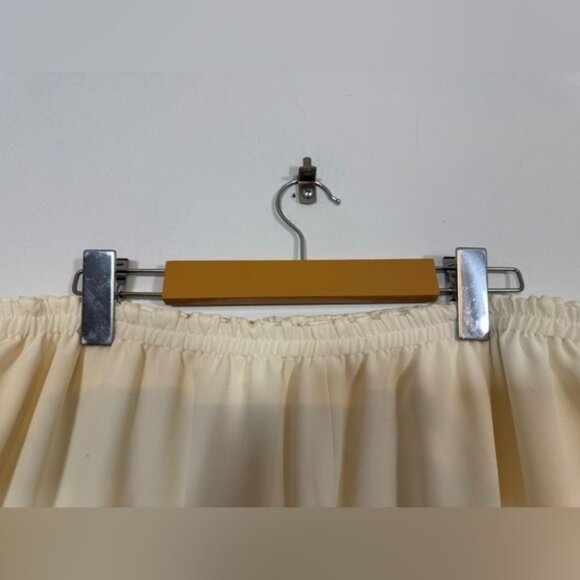 Cream Wide-Leg Straight Leg Pants - XL - MACK - Picture 6 of 6